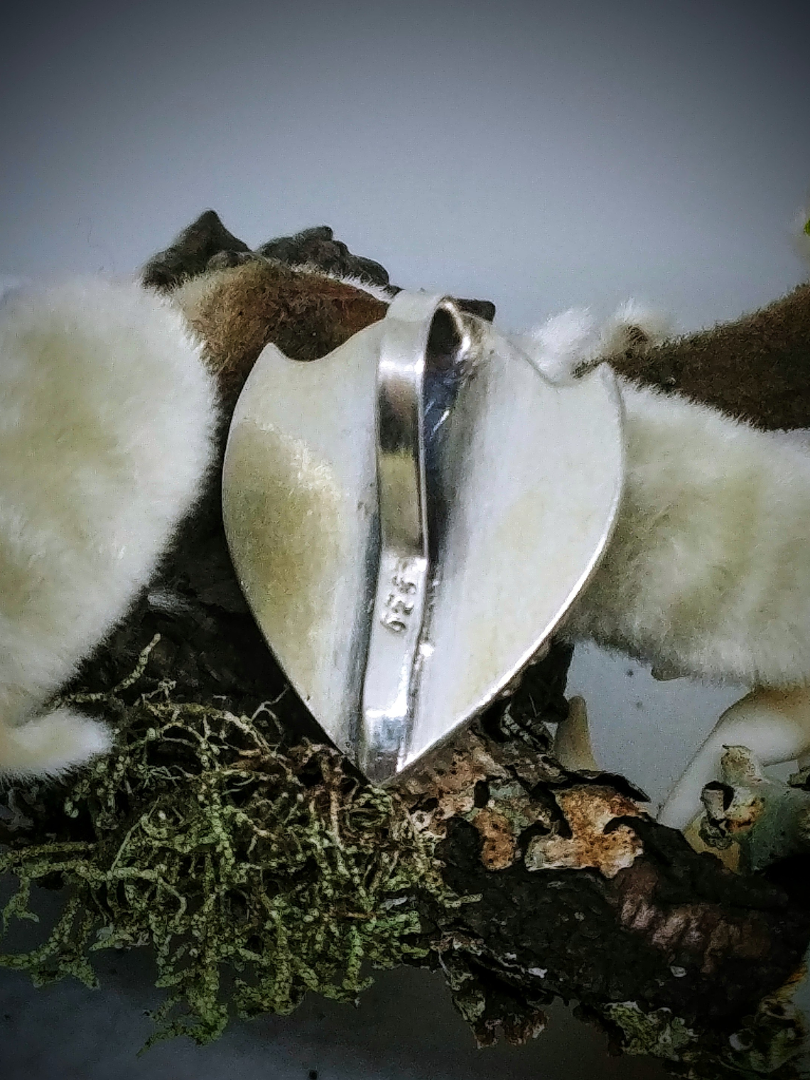 MTO - Labradorite & yellow tourmaline shield shape pendant - Sterling 2