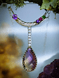 Sterling, Ametrine, chrome diopside and garnet necklace - Video - Private collection - thumbnail 4