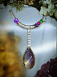 Sterling, Ametrine, chrome diopside and garnet necklace - Video - Private collection - thumbnail 5