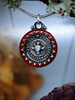 MTO - Boho style Carnelian and Tanzanite necklace - Sterling - thumbnail 2