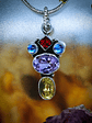 MTO - Dainty Sterling, Amethyst and blue moonstone pendant - Private collection - thumbnail 3