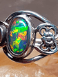 MTO - Sterling and 14k gold Black opal ring - thumbnail 1