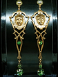 Gold plated Brass - Fabulous Art Deco inspired Egyptian revival UG glass set - thumbnail 9