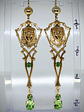 Gold plated Brass - Fabulous Art Deco inspired Egyptian revival UG glass set - thumbnail 10