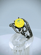 ☢ vintage UV glass, Octopus tentacle, Yellow or Green UG - Sterling -  Private collection - thumbnail 1