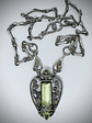 ☢ -Pushing Daisies- Momento mori,  sterling silver UG necklace - SOLD Private collection - thumbnail 2