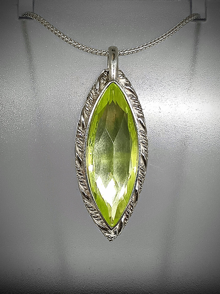 SS - ☢  Sterling silver UG Vaseline necklace - Cremation urn-  Sterling 💍 3