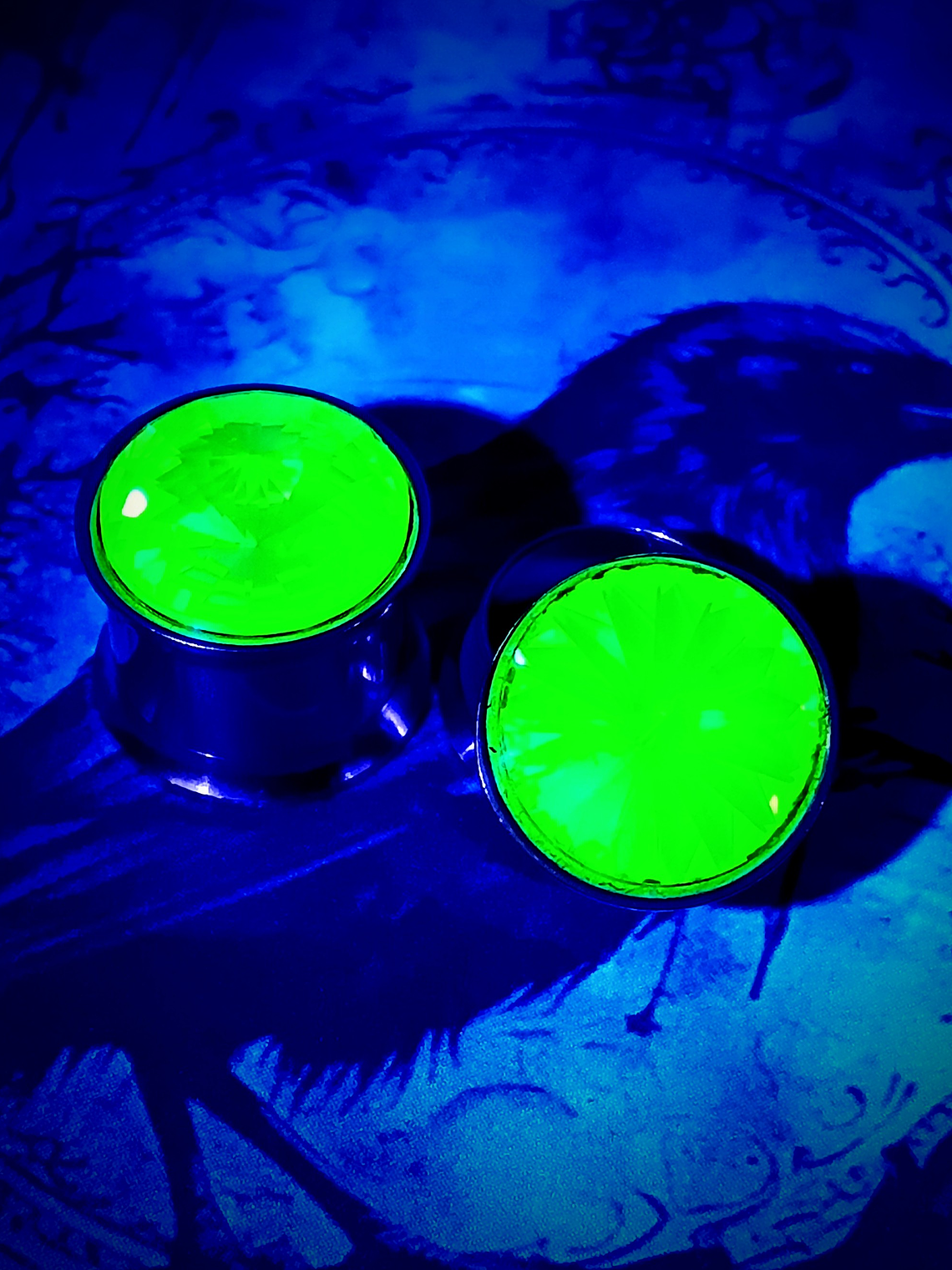 12mm, 1/2inch Ear plug  ☢ Vintage Green UG, ear-plugs 4