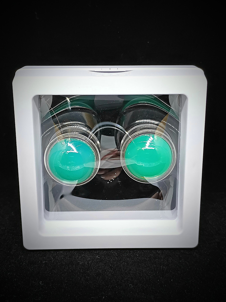 20mm, 13/16 inch Ear tunnel/plug  ☢ Lg  Vintage Green opal UG, ear-plugs 5