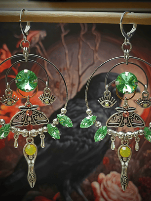 RTS - Goddess ☢ UG earrings, Loaded with many colors of UG - style 2