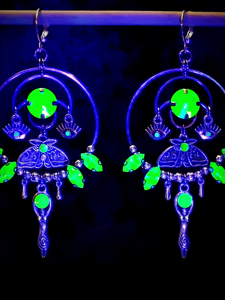 RTS - Goddess ☢ UG earrings, Loaded with many colors of UG - style 2 7