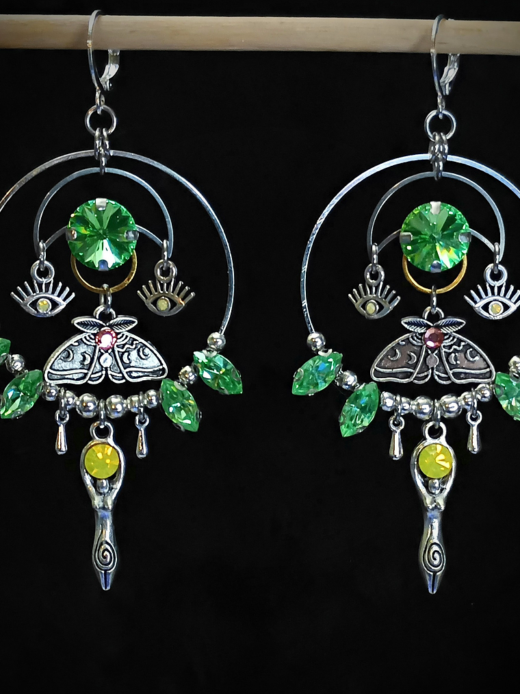 RTS - Goddess ☢ UG earrings, Loaded with many colors of UG - style 2 3