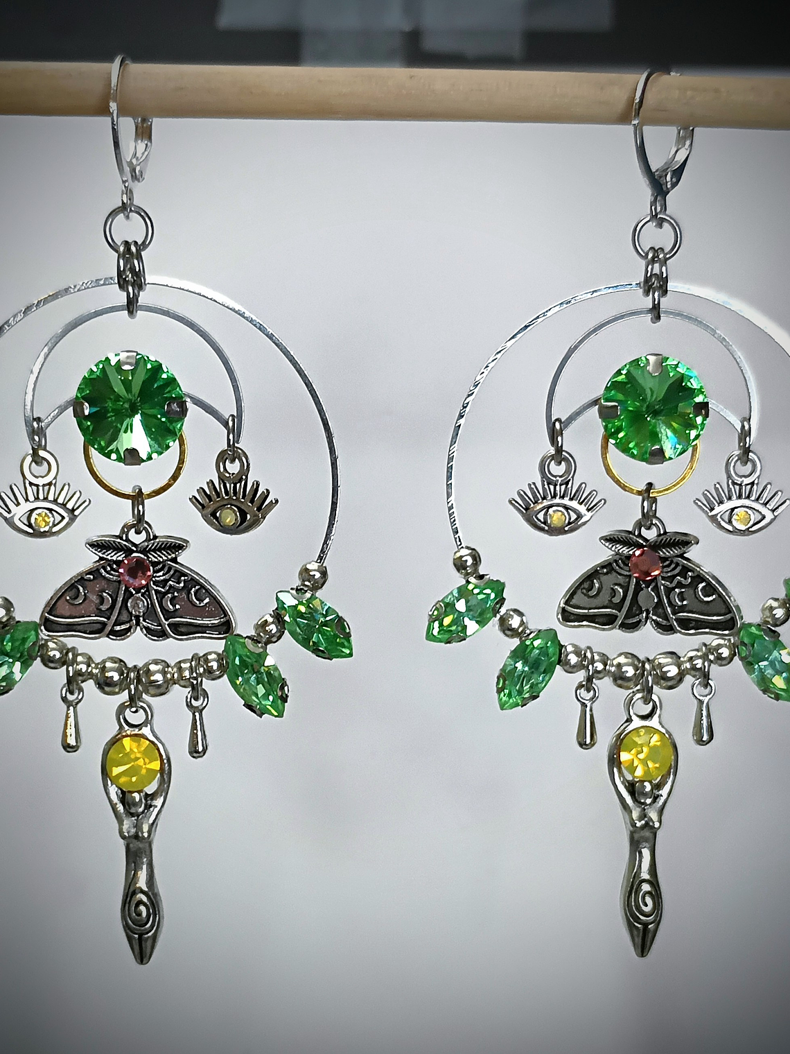 RTS - Goddess ☢ UG earrings, Loaded with many colors of UG - style 2 1