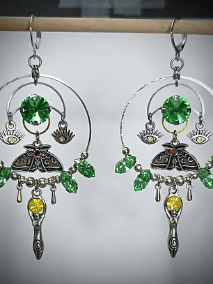 RTS - Goddess ☢ UG earrings, Loaded with many colors of UG - style 2