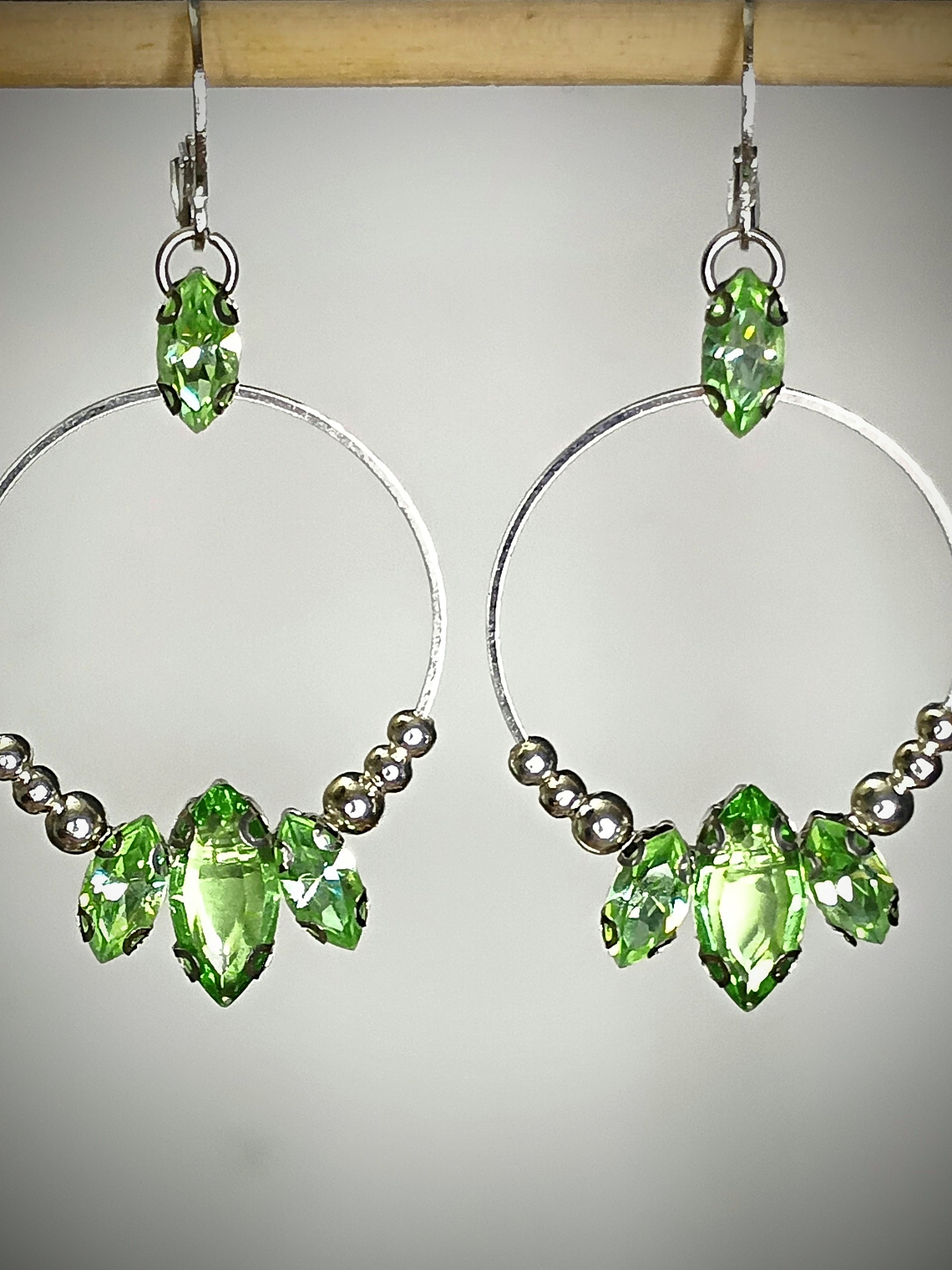 RTS - Green apple ☢ UG earrings, Loaded with UG, fits most tunnels - Stainless steel 2