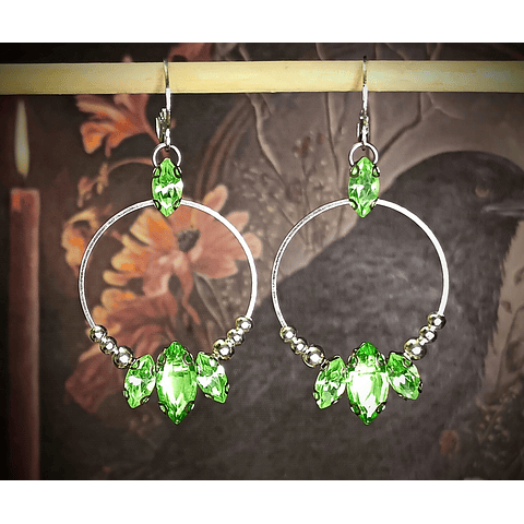 Green apple ☢ UG earrings, Loaded with UG, fits most tunnels