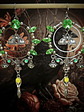 Large Goddess ☢ UG earrings, Loaded with many colors of UG - style 1 - thumbnail 2