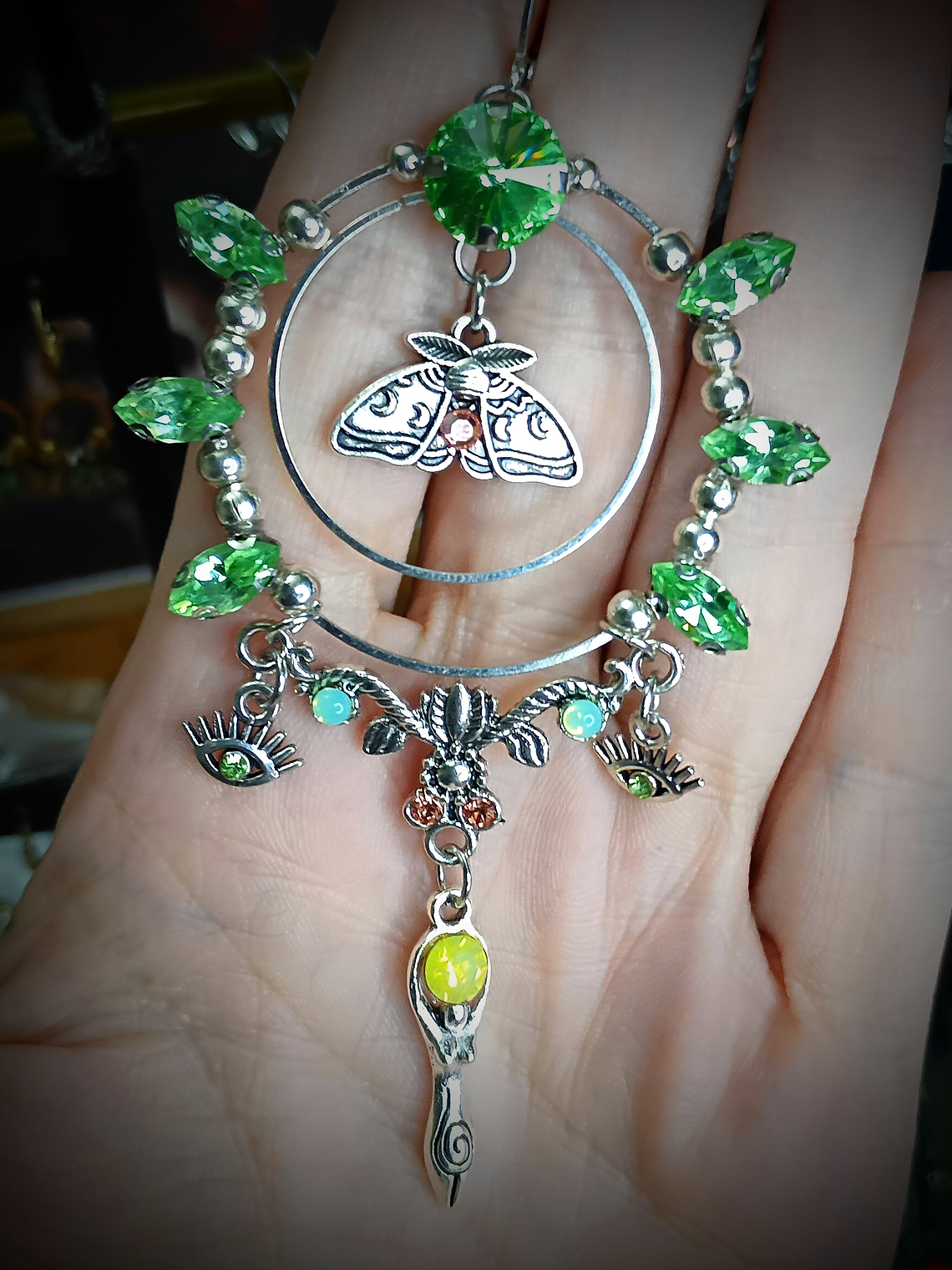 Large Goddess ☢ UG earrings, Loaded with many colors of UG - style 1 5