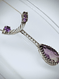 Ametrine, chrome diopside and garnet necklace -  Private collection - thumbnail 2