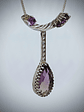 Ametrine, chrome diopside and garnet necklace -  Private collection - thumbnail 5