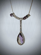Ametrine, chrome diopside and garnet necklace -  Private collection - thumbnail 7