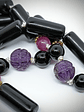 Brandenburg Amethyst Talisman with beaded gemstone necklace - Sterling - thumbnail 7
