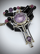 Brandenburg Amethyst Talisman with beaded gemstone necklace - Sterling - thumbnail 10