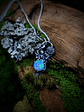 MTO - Sterling spider necklace with Opal and Tanzanite - Sterling - thumbnail 3