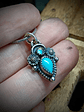 Sterling silver Turquoise and moonstone Necklace - SOLD Private collection - thumbnail 5