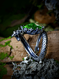 ☢ Massive Dragon UG glass ring - UNISEX - Sterling - Private collection - thumbnail 2