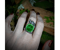 UG ☢ Massive Dragon UG glass ring - UNISEX - Sterling 💍 Custom sizing