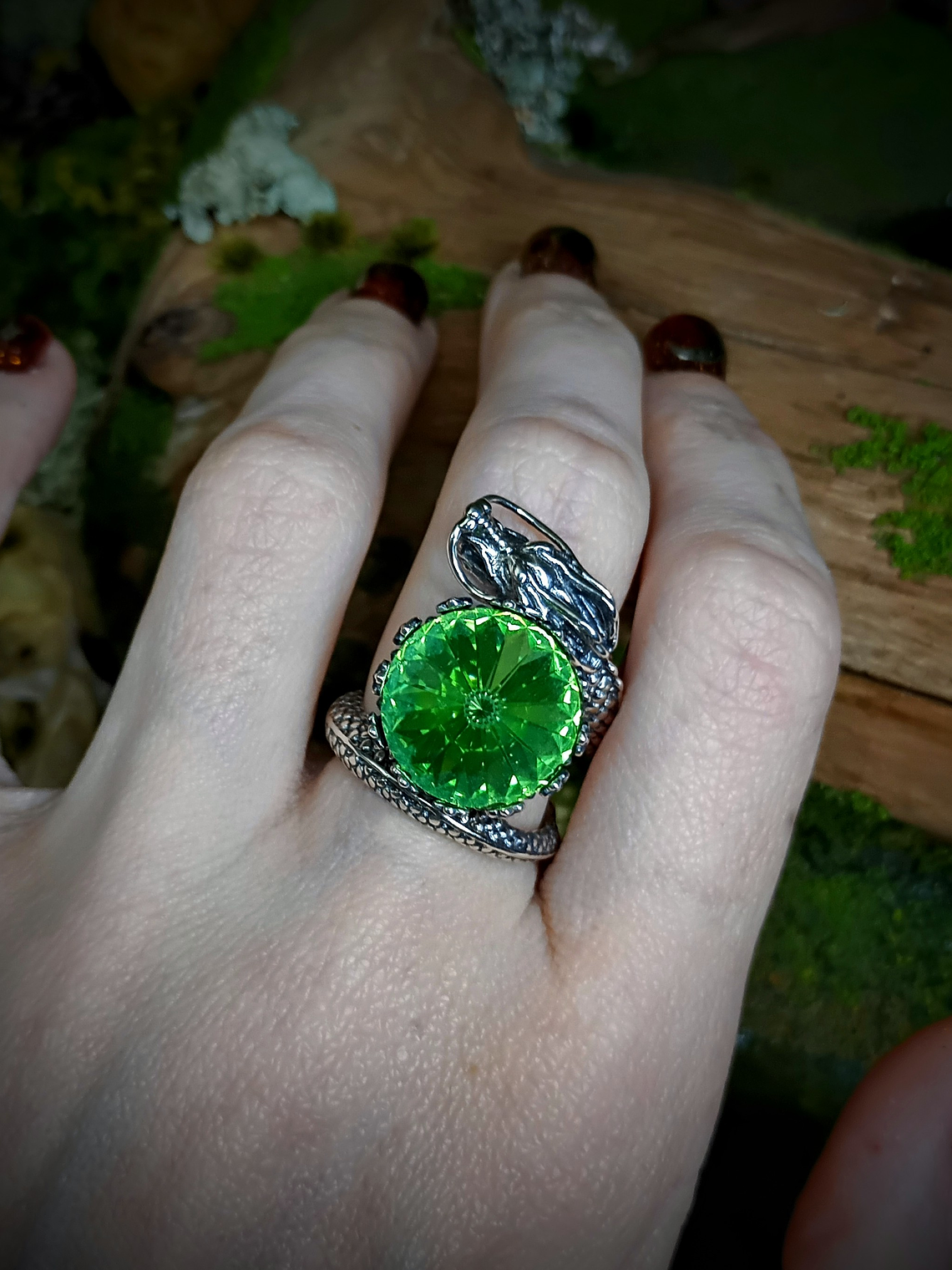 ☢ Massive Dragon UG glass ring - UNISEX - Sterling - Private collection 4