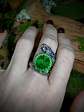 ☢ Massive Dragon UG glass ring - UNISEX - Sterling - Private collection - thumbnail 4