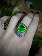 ☢ Massive Dragon UG glass ring - UNISEX - Sterling - Private collection - thumbnail 5