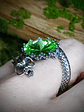 ☢ Massive Dragon UG glass ring - UNISEX - Sterling - Private collection - thumbnail 11