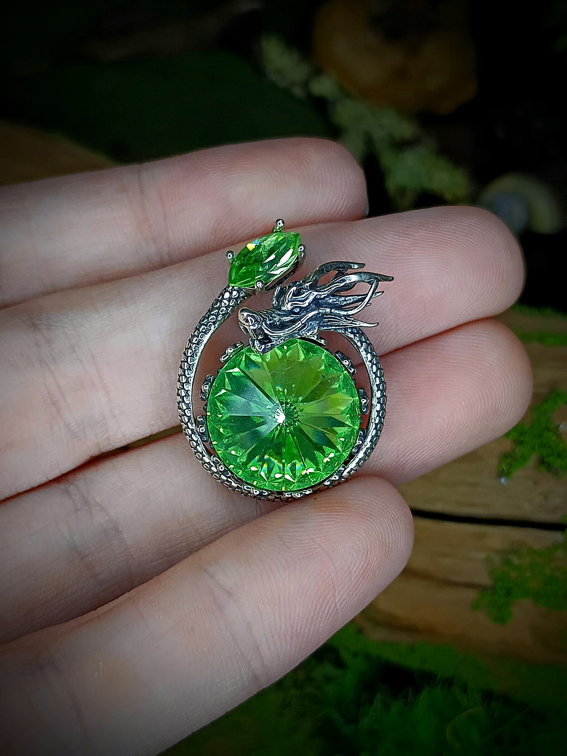 ☢  Dragon UG glass pendant - UNISEX - Private collection 2