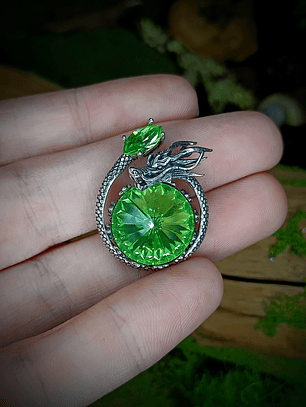 UG ☢  Dragon UG glass pendant - UNISEX - SOLD Private collection