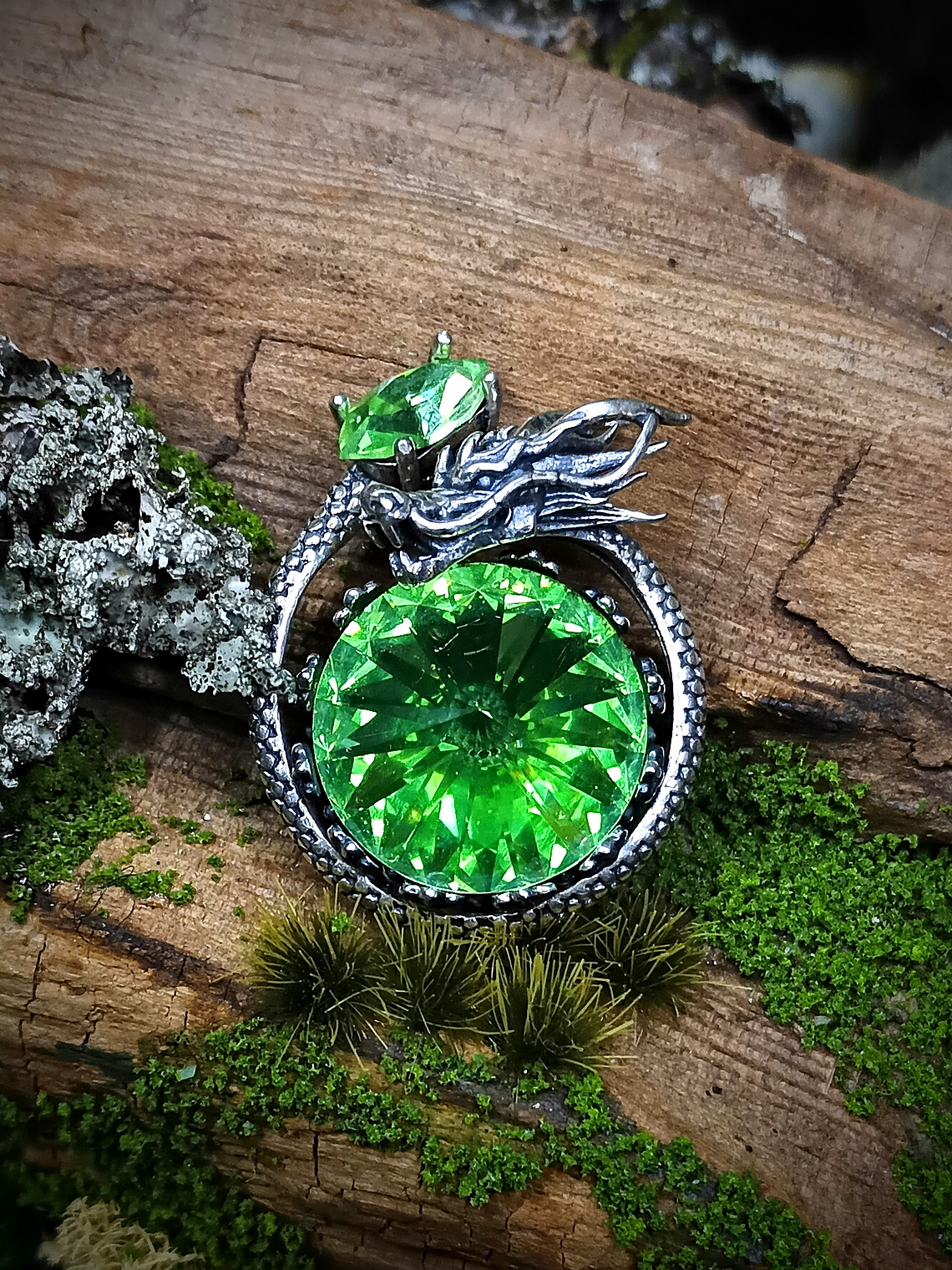 ☢  Dragon UG glass pendant - UNISEX - Private collection 3