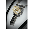 Queens revenge - Art Piece - Mink skull and gemstone talisman. 