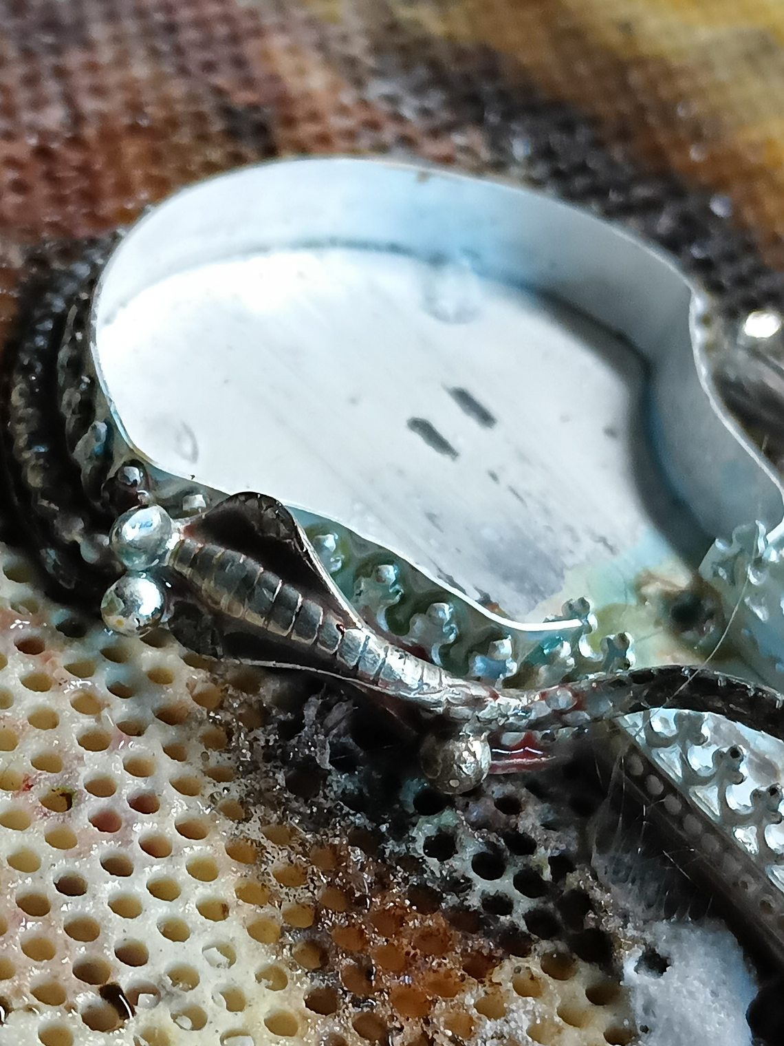 MTO - Queens revenge - Art Piece - Mink skull and gemstone talisman - Sterling 16