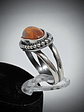 Vintage Dragons breath glass ring style 2 - Sterling - thumbnail 4