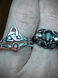 Celtic knot - Witches knot triquetra split ring - thumbnail 5