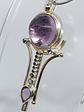 Brandenburg Amethyst key Talisman - Sterling - thumbnail 1