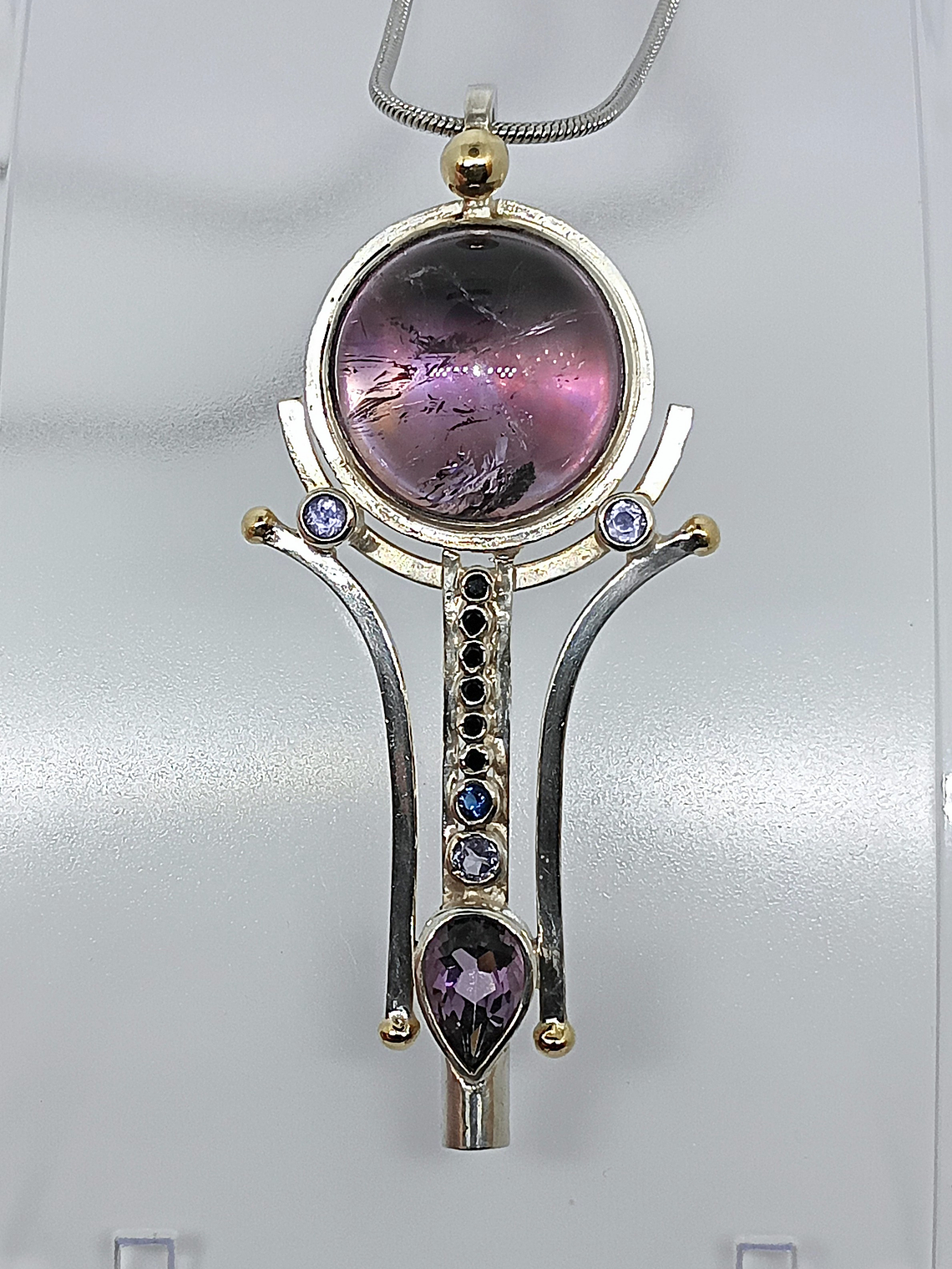 Brandenburg Amethyst key Talisman - Sterling 5