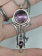 Brandenburg Amethyst key Talisman - Sterling - thumbnail 8