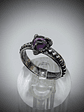 Amethyst claw ring  - thumbnail 1