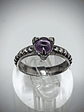Amethyst claw ring  - thumbnail 2