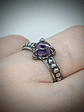 Amethyst claw ring  - thumbnail 4