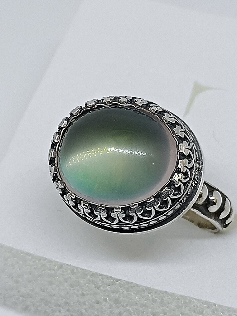 Moody star rose quartz ring 2