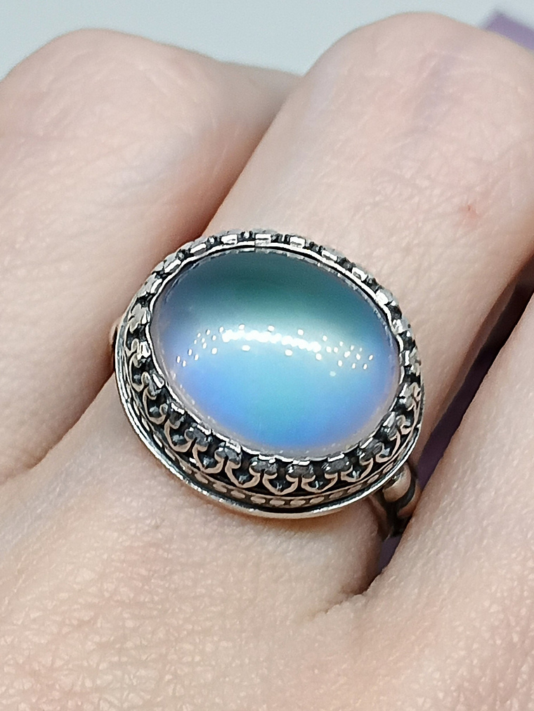 Moody star rose quartz ring 4